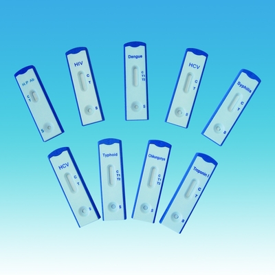 99% dokładności Zestawy szybkich testów na choroby zakaźne Pełna krew Tri Line Hiv Cassette