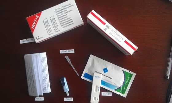 Choroby zakaźne Zestaw do samodzielnego badania na obecność wirusa HIV Do użytku domowego Wysoka dokładność krwi pełnej