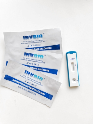 Zestaw szybkiego testu Hcv zapalenia wątroby typu C Kaseta z paskami do osocza pełnej krwi