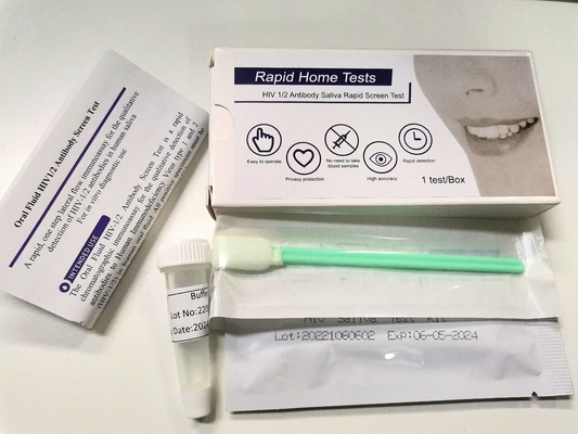 HIV 1/2 Oral 1 Test/Box Zestaw szybkiego testu śliny do użytku domowego
