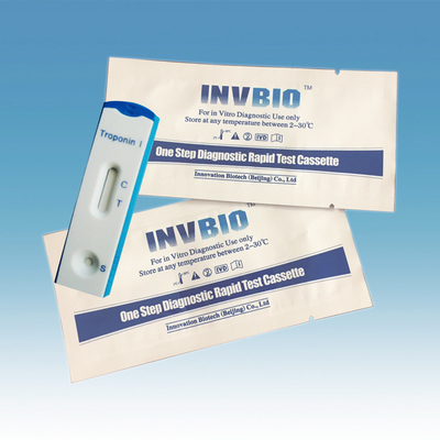 1,0 ng / ml Zawał mięśnia sercowego Mi Ctni Cardiac Troponin I Zestaw szybkiego testu Invbio