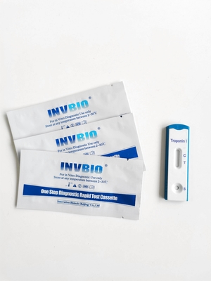 1,0 ng/ml Zestaw szybkiego testu Troponina I Urządzenie Surowica / Antygen osocza