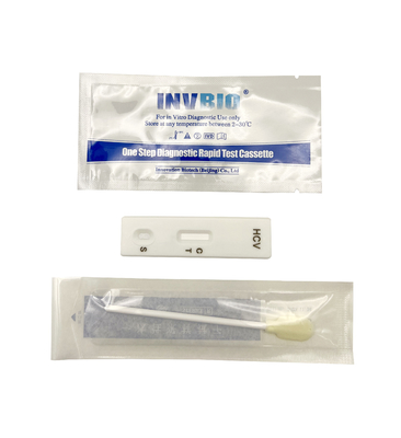 Zestaw testowy One Step Ce Approval Hcv do samodzielnego użytku Szybki wynik ze śliną