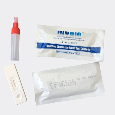 Szybki test kasetowy na antygen H.Pylori w stolcu / urządzenia z aprobatą Ce