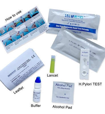 Dokładny jeden krok 25 sztuk/pudło H Pylori Test kału Helicobacter pylori przeciwciało szybkie