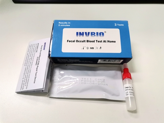 Human Immunological Fobt Kit Test na krew utajoną w kale w domu