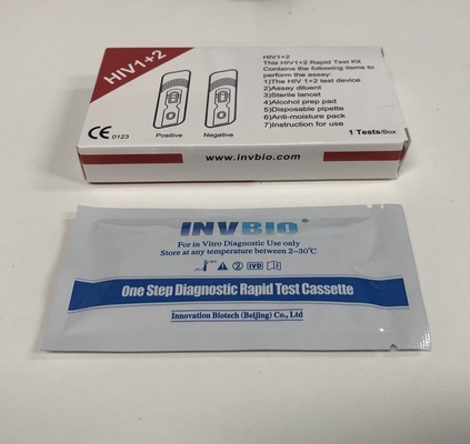Zestawy szybkiego badania HIV całokształtowa krew Diagnostyka domowa samodzielne badanie