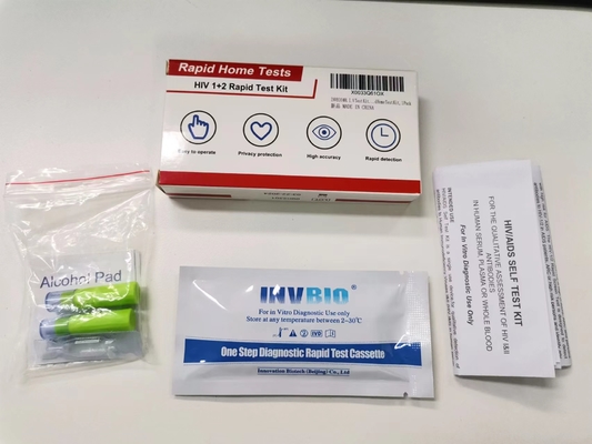 Jednoetapowy samodiagnostyczny zestaw testów na HIV 1 i 2 Wygodny test na krew pełną