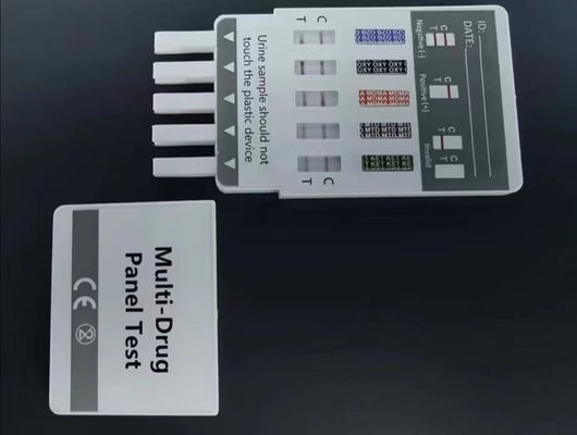 Dokładny 10-panelowy test na obecność narkotyków w moczu w domu iw testach laboratoryjnych