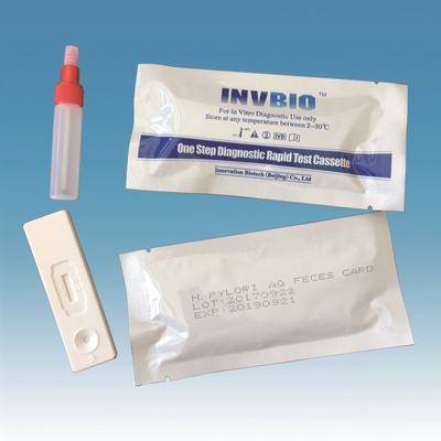 Medyczne testy diagnostyczne Helicobacter H Pylori Antygen Kasetki z paskami testowymi