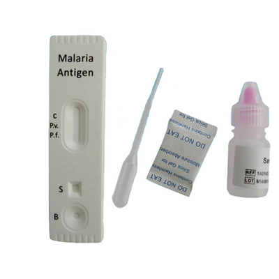 Zestaw szybkiego testu diagnostycznego choroby tropikalnej Malaria Rdt Przeciwciała Pv / Pf Krew