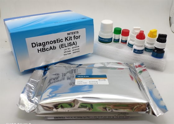 Medyczna szybka diagnostyka 96 sztuk Elisa Test Kit Hbsag Wirusowe zapalenie wątroby typu B Antygen powierzchniowy