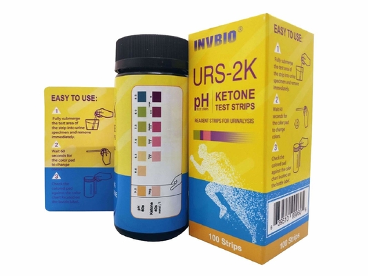 Analiza moczu Test Keto Ph w jednym pasku moczu Zatwierdzony przez Fda Ce Fsc