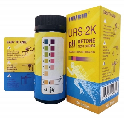 Urs-1232 60s Keto Urin Strips FDA Ce Fsc Zatwierdzone