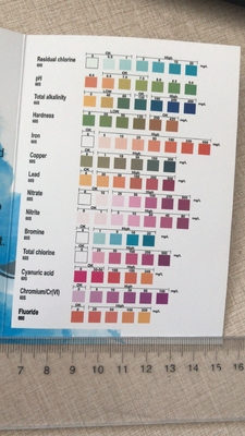 Zestaw testowy jakości wody pitnej o wysokiej czułości 95,6% wykrywa twardość Ph Chlor