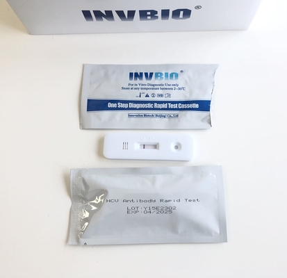 Invbio Saliva Szybki test Hep C Poziomy przeciwciał Hcv Kaseta przesiewowa
