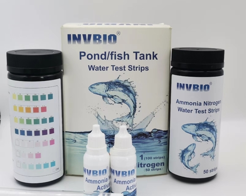 Wysokiej dokładności Invbio Akwarium Woda Test Strips amoniak Azotany Ryby Tanki Ołów Test