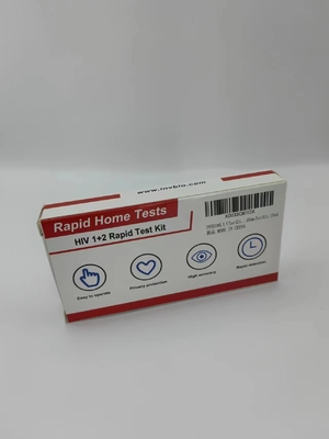 Szybki pionowy przepływ pomaga Zestaw testowy One Step Hiv 1 2 w domu Szybkie wykrywanie