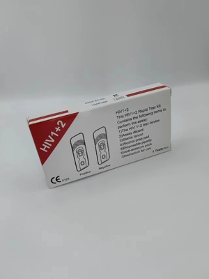 Szybki pionowy przepływ pomaga Zestaw testowy One Step Hiv 1 2 w domu Szybkie wykrywanie