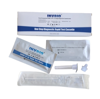 950,6% wrażliwość Dom Covid 19 Rapid Self Test Kit Nasopharyngeal Swab z CE