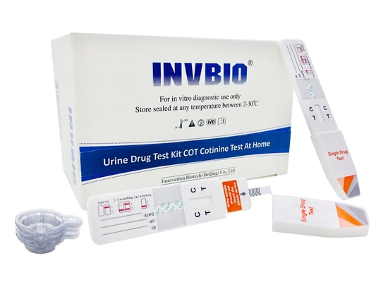 Wysokiej dokładności Cottine Cotinine Saliva Rapid Test Dip Card One Step