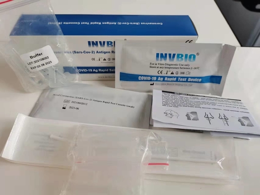 Zestaw testowy antygenu koronawirusa w domu Wymaz z nosa Niemcy Bfarm PEI