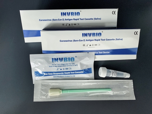 Dokładność INVBIO Koronawirus Saliva Rtk Test 5 sztuk/pudełko Wykrywanie jakościowe