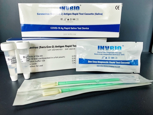 10-20 minut One Step Covid 19 Rapid Test Kit Rtk Antigen Rapid Test Cassette Saliva Lollipop