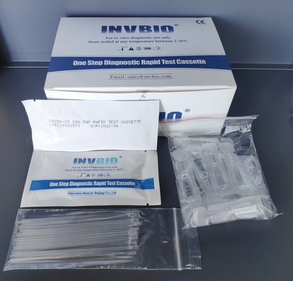 INVBIO Covid 19 Rapid Test Kit 96,8% Dokładność Zestaw do szybkiego wykrywania przeciwciał Igg Igm