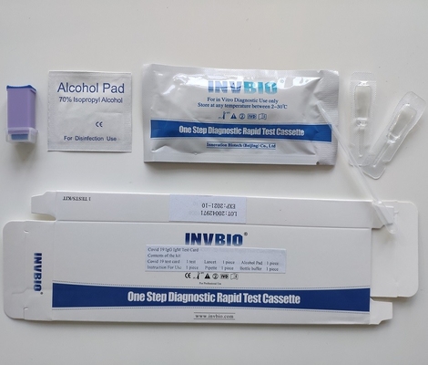 SARS-CoV-2 Coronavirus IgG IgM Antibody Test Kit Jednoetapowe samodzielne testowanie INVBIO