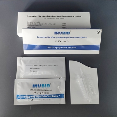 Koronawirus Covid 19 Self Rtk Ag Test na wyplucie śliny 100% swoistość