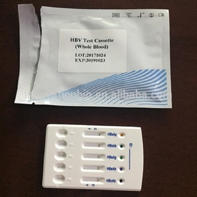 Zestawy szybkich testów na chorobę zakaźną HBV dla panelu testowego wirusa zapalenia wątroby typu B Multi 5
