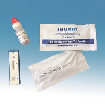 Medical IVD Full Blood Tri Line HIV Rapid Test Kit Dokładność 99%